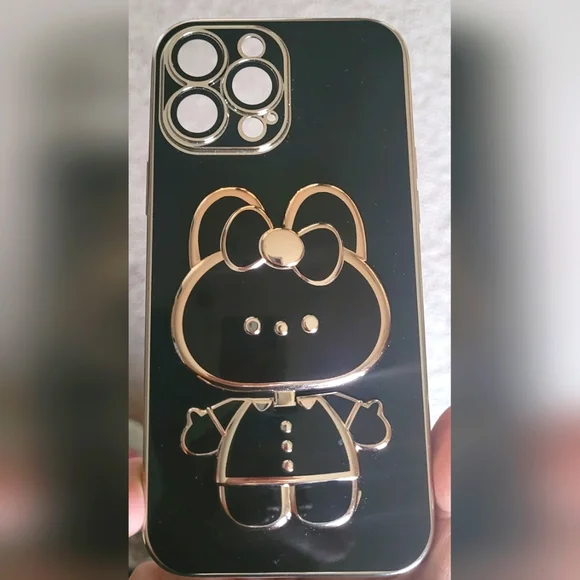 Iphone case With Mirror Black& Gold - Picture 7 of 7